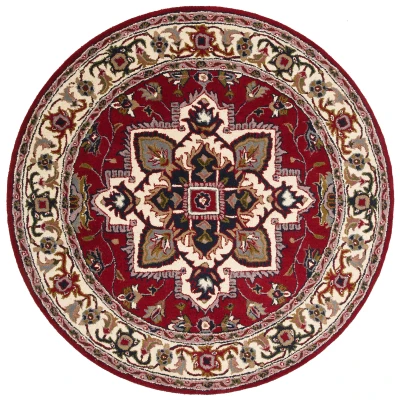 Abbildung von Home affaire Wollteppich &quot;Aman&quot;, rund, reine Wolle, Orient Optik, ideal im Wohnzimmer &amp; Schlafzimmer