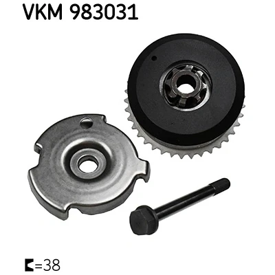 Abbildung von SKF VKM 983031 Nockenwellenversteller Einlassseite 38 BMW: X3, 5 Limousine, X1