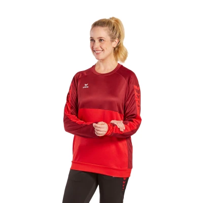 Abbildung von Erima Six Wings Sweatshirt rot, L Herren