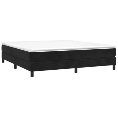 Abbildung von vidaXL Boxspringbett Schwarz 180x200 cm Samt Bett Bettgestell