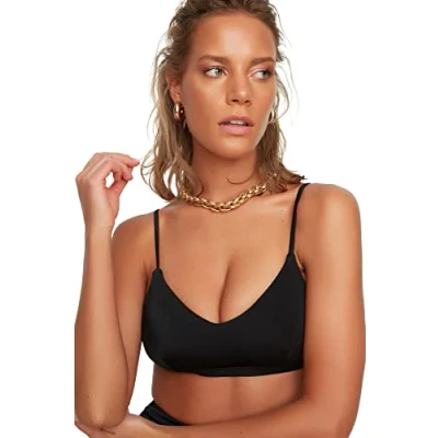 Abbildung von Trendyol Damen Bikini Top, Schwarz, 40 EU