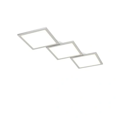 Abbildung von Lucande LED Deckenleuchte Ilira, 3 flg., silber, Metall, CCT