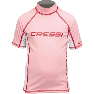 Abbildung von Cressi Unisex Kinder Rash Guard Short Jr, Orange/Blau Royal, 11/12 Jahre (152 cm)