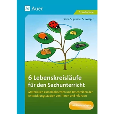 Abbildung von 6 Lebenskreisläufe für den Sachunterricht: Materialien zum Beobachten und Beschreiben der Entwicklungsstadien von Tieren Pflanzen (1. bis 4. Klasse)