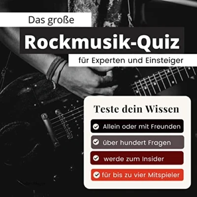 Abbildung von Das große Rockmusik Quiz für Experten und Einsteiger: Teste dein Wissen. Die besten Fragen über Rock , Heavy Metal Indie Legenden. perfekte Geschenk zum Geburtstag zu Weihnachten