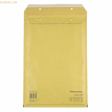 Abbildung von Soennecken Luftpolstertasche 1975 F/3 210x335mm haftklebend braun 100