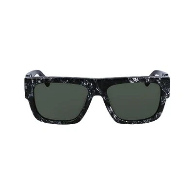 Abbildung von Calvin Klein Herren Ckj23654s Sonnenbrille, Black/White, Einheitsgröße