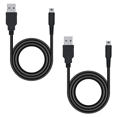 Abbildung von Mcbazel 2 Stück USB Ladekabel für Nintendo DSI/ 3DS/ 3DS XL/New New 2DS 2DS/ XL/ Dsi XL, 1.2M