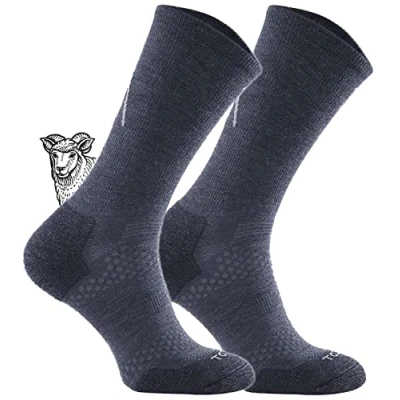 Abbildung von TODO BP LIGHT Dünn Merino Wandersocken Herren, Damen, Kinder Trekking Socken, Atmungsaktiv, 34% Merinowolle Blend Funktionssocken, Outdoor (27 30, Blau)