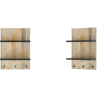 Abbildung von Home affaire Wandregal &quot;Sherwood&quot;, Breite 60 cm, in modernem Holz Dekor, 28 mm starke Ablageböden