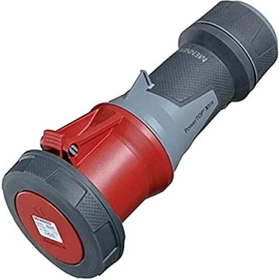Abbildung von MENNEKES CEE Verlängerungskabel 5 polig 63A 400V IP67, Glocke H6. PowerTOP Xtra