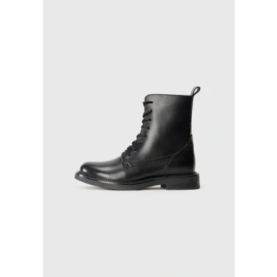 Abbildung von Geox Serilda Schnürstiefelette, Damen, Größe: 36, Black Schuhe