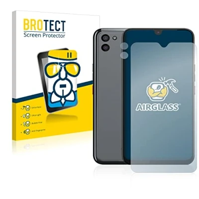 Abbildung von BROTECT Schutzglas für Gigaset GS5 (Display+Kamera) Schutzfolie Panzer Folie Glas [Extrem Kratzfest 9H, Anti Fingerprint, Ultra Transparent]