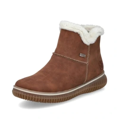 Abbildung von Rieker Damen Winterstiefel 74260, Frauen Stiefel, lose Einlage, wasserabweisend, riekerTEX,Winterboots,halbschaftstiefel,braun (25),36 EU / 3.5 UK