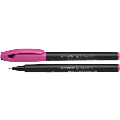 Abbildung von Schneider Topliner 967 Fineliner (Strichstärke 0,4 mm) 1 Stück pink