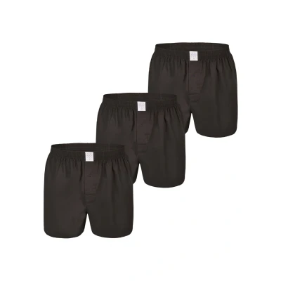 Abbildung von MG 1 3PACK Classics Boxershorts, Herren, Größe: Small, Black