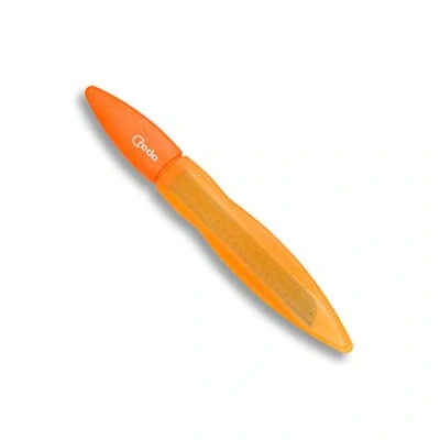 Abbildung von CREDO Keramik Nagelfeile POP ART, 3 Feilflächen, orange