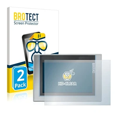 Abbildung von BROTECT (2 Stück Schutzfolie für Siemens Simatic TP1200 Comfort Displayschutz Folie Ultra Klar