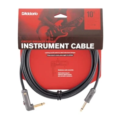Abbildung von D &#039;Addario pw aglra 10 ft LS Instrument Kabel mit Latching geben, Schalter/rechts Winkel Stecker
