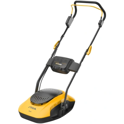 Abbildung von STIGA GARDEN Akkurasenmäher AERO 132e Kit, 30 cm Schnittbreite, (Set), inkl. 2x 4 Ah Akku und Doppel Ladegerät