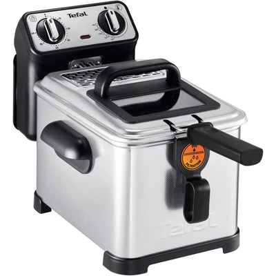 Abbildung von Tefal Fritteuse &quot;FR5101 Filtra Pro Inox &amp; Design&quot;, 2300 W, 3,0 L, mit Öl, Clean Oil System, wärmeisoliert, Thermostat, Timer