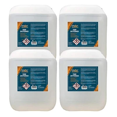 Abbildung von INOX® Auto Teerentferner 4 x 5L Teerreiniger für Innenraum und Außen Klebstoffentferner Baumharzentferner Industriereiniger schonend zu Autolack Chrom