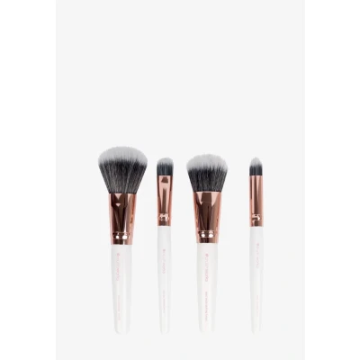 Abbildung von Brushworks White &amp; gold Travel Makeup Brush SET Pinselset, Damen, Größe: One Size,