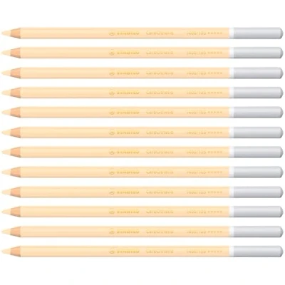 Abbildung von Pastellkreidestift STABILO CarbOthello 12er Pack elfenbeinweiß