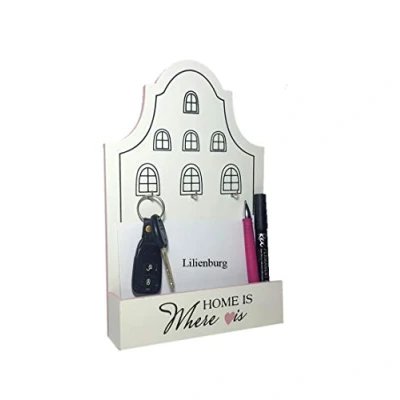 Abbildung von LB H&amp;F Schlüsselkasten Schlüsselschrank Schlüsselbrett H I Weiss