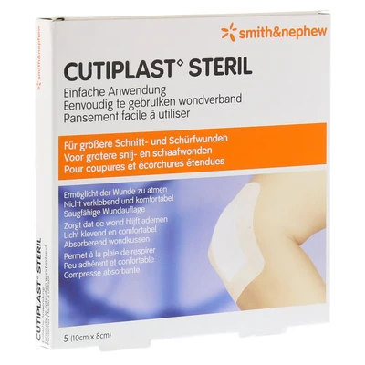 Abbildung von Cutiplast Steril Wundverband 8x10 cm 5 St