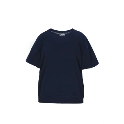 Abbildung von Dreimaster Tshirt print, Damen, Größe: 34, Navy
