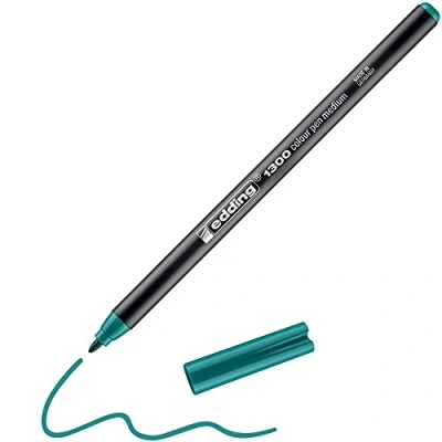 Abbildung von 5 x edding Fasermaler 1300 color pen lorbeergrün