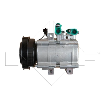 Abbildung von NRF 32124 Kompressor HCC FX15 12 PAG 46 mit Kompressoröl, Dichtring HYUNDAI: Santa Fe I, SONATA 4, Trajet, KIA: SORENTO 1