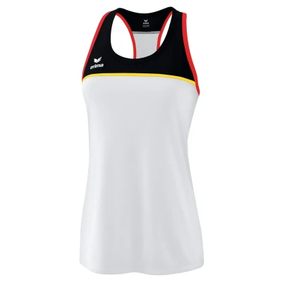Abbildung von Erima Change BY TANK Top, Damen, Größe: 38, Weiss schwarz rot