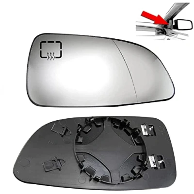 Abbildung von Spiegelglas Spiegel Glas Rechts Beheizbar Beifahrerseite Seitenspiegel Aussenspiegel Kompatibel Mit Opel Astra H 2003 2010