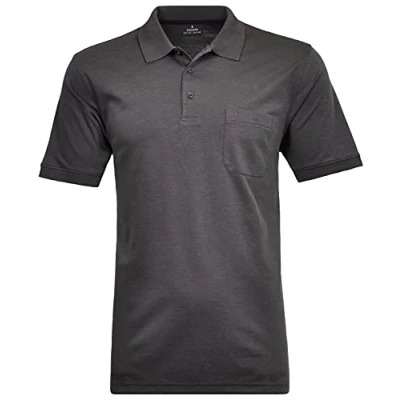 Abbildung von RAGMAN Herren Softknit Polo mit Brusttasche, Kurzarm 3XL, Schiefer 027
