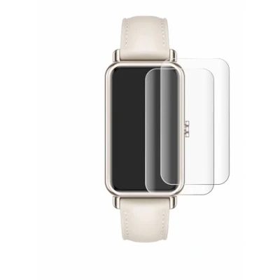 Abbildung von BROTECT 2 Stück Full Cover Schutzfolie für Huawei Watch Fit mini Screen Displayschutz Folie [3D Curved, Anti Fingerprint, Kristall Klar]