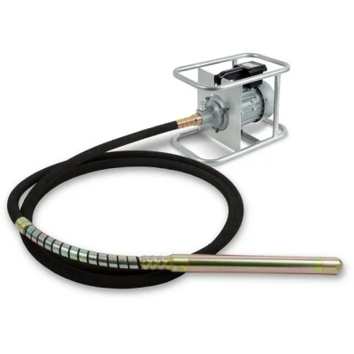 Abbildung von EBERTH Betonverdichter Betonrüttler Flaschenrüttler Elektrisch 1500W, 1500 in W, Schlauchlänge: 600 cm, Schlauchlänge 6m, Stahlverstärkte Rüttelflasche mit 45mm Durchmesser
