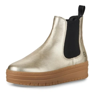 Abbildung von Tamaris Chelsea Ankle Boot, Damen, Größe: 38, Light gold Schuhe