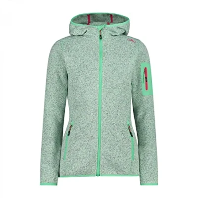 Abbildung von CMP Strickfleecejacke, mit Kapuze, Wärmend