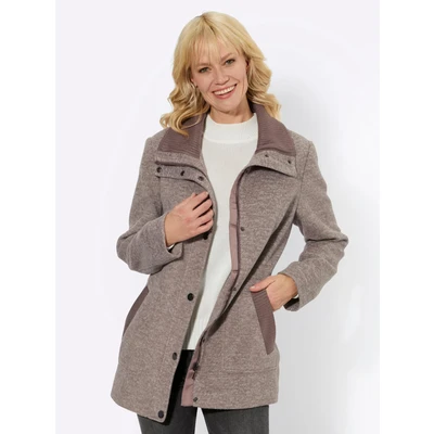 Abbildung von Classic Basics Langjacke, mit Kapuze