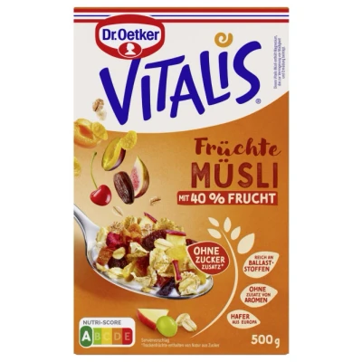 Abbildung von Dr. Oetker Vitalis Früchtemüsli