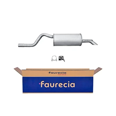 Abbildung von HELLA 8LD 366 034 431 Endschalldämpfer hinten mit Anbauteilen RENAULT: THALIA 2