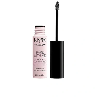 Abbildung von NYX Professional Makeup Bare with Me Hemp Brow Setter, Zum Definieren der Augenbrauen, Weicher bis fester Halt, Pflegendes Hanfsamenöl, Definiertes Finish