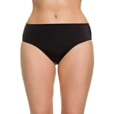 Abbildung von Ulla Popken Damen Bikinislip, Groã£â Grã£â¶ã£â En Bikinihose, Schwarz, 42 EU