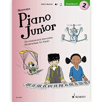 Abbildung von Piano Junior: Duettbuch 2: Die kreative und interaktive Klavierschule für Kinder. Band 2. Klavier 4 händig. (Piano Junior deutsche Ausgabe, 2)