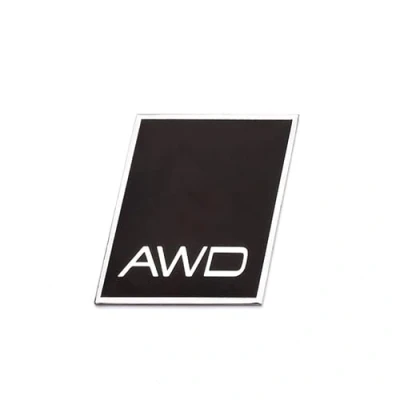 Abbildung von 3D Auto Metall Alu Logo Aufkleber R Design Emblem Abzeichen Badge für Volvo S40 S60 S80 V40 V50 V60 S90 C30 XC40 XC60 XC70 XC90 (AWD)