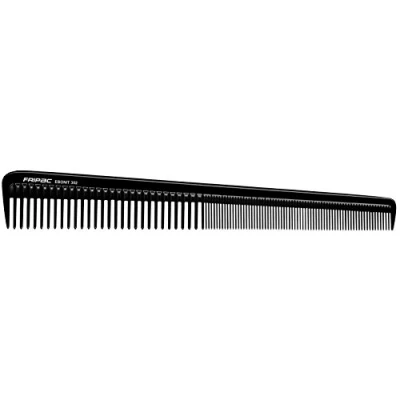 Abbildung von Fripac Ebonit Haarschneidekamm 302, starke Schr&auml;gung, 18,5 cm
