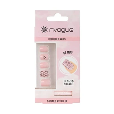Abbildung von Invogue Valentines Square Nails Be Mine
