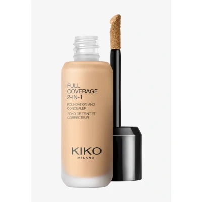 Abbildung von KIKO Milano FULL Coverage 2 IN 1 Foundation AND Concealer Concealer, Damen, Größe: 25 ml, Warm beige 55